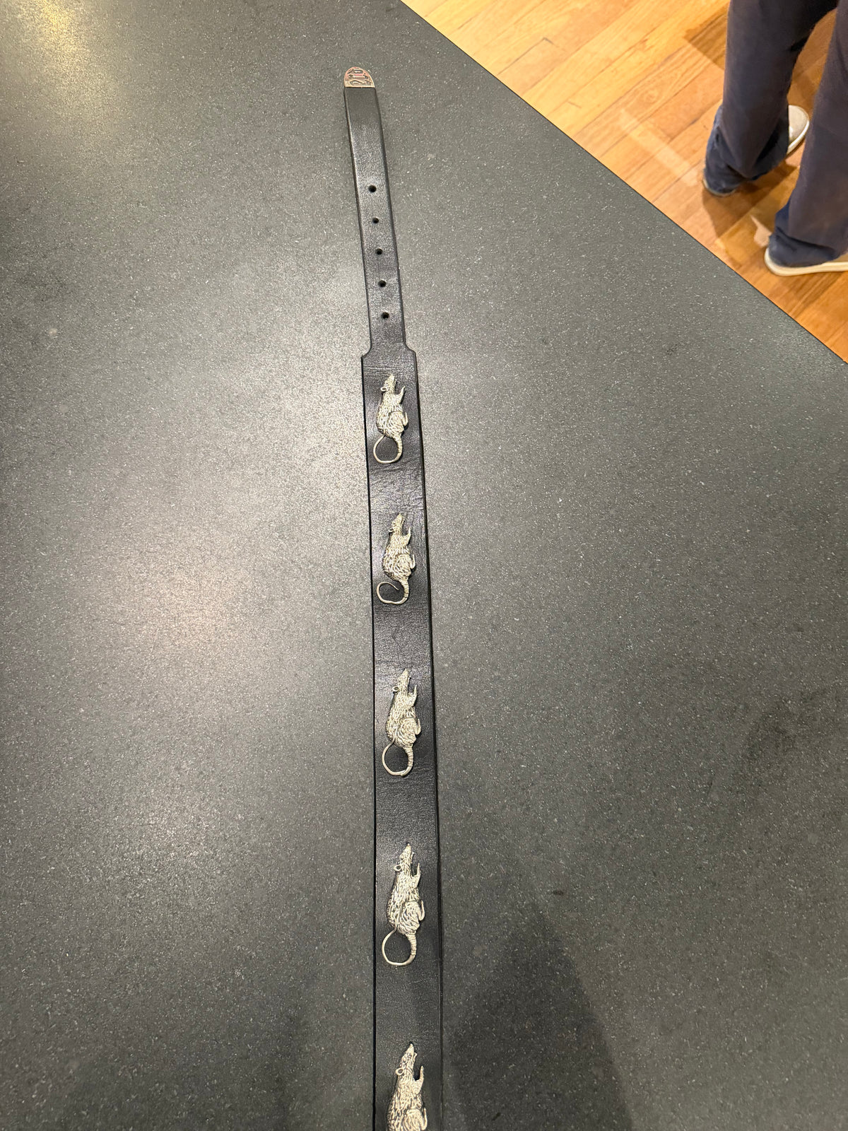 ERD “Rat” Leather Belt - Black