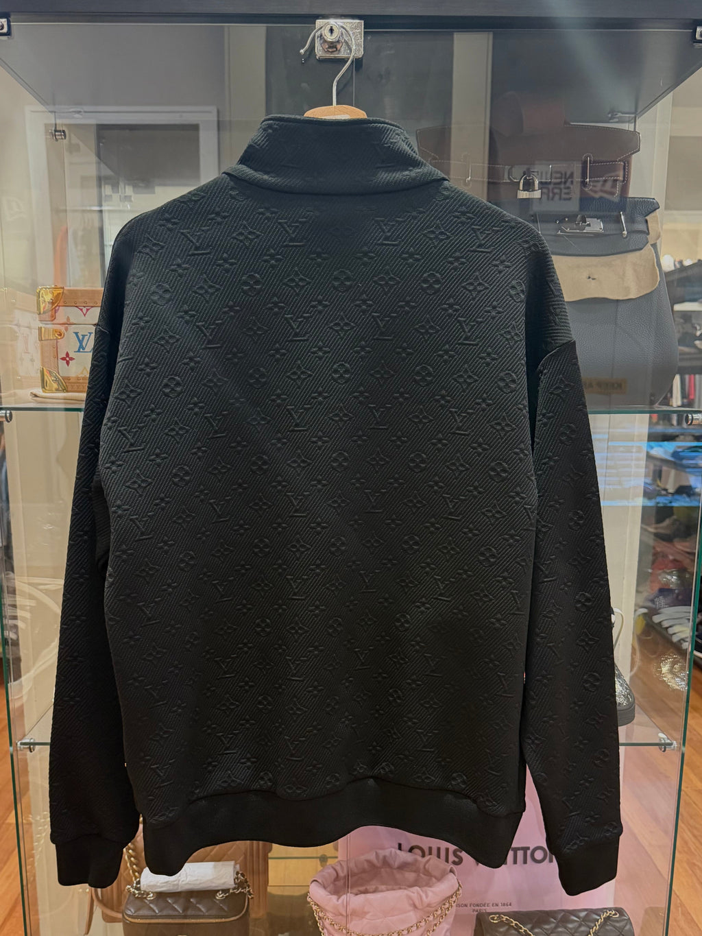 Louis Vuitton Monogram Zip
Up Track Jacket - Black