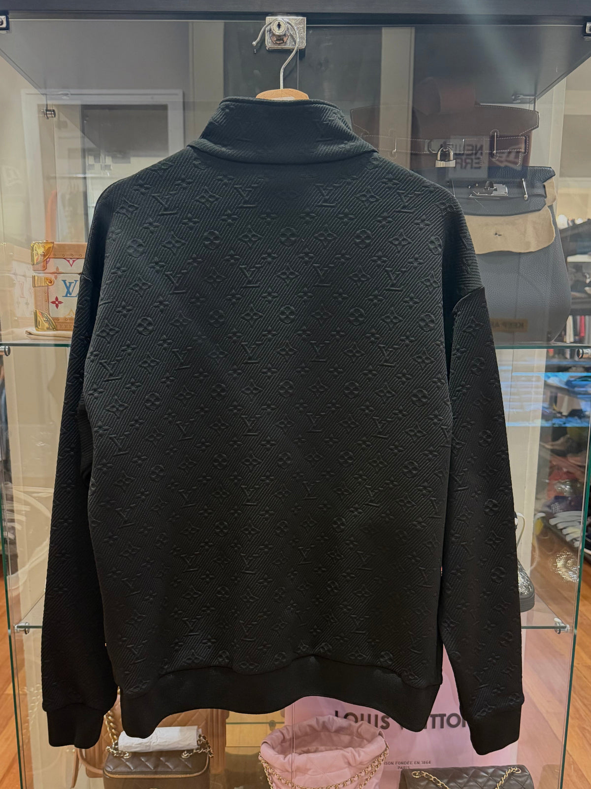 Louis Vuitton Monogram Zip
Up Track Jacket - Black