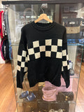 Kapital Smiley Checkered Sweater