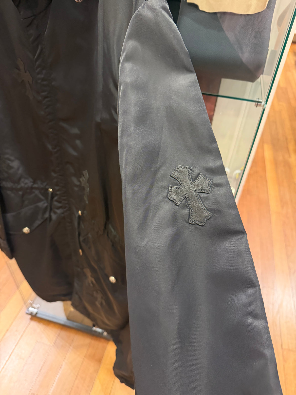 Chrome Hearts Cross Patch Parka - Black