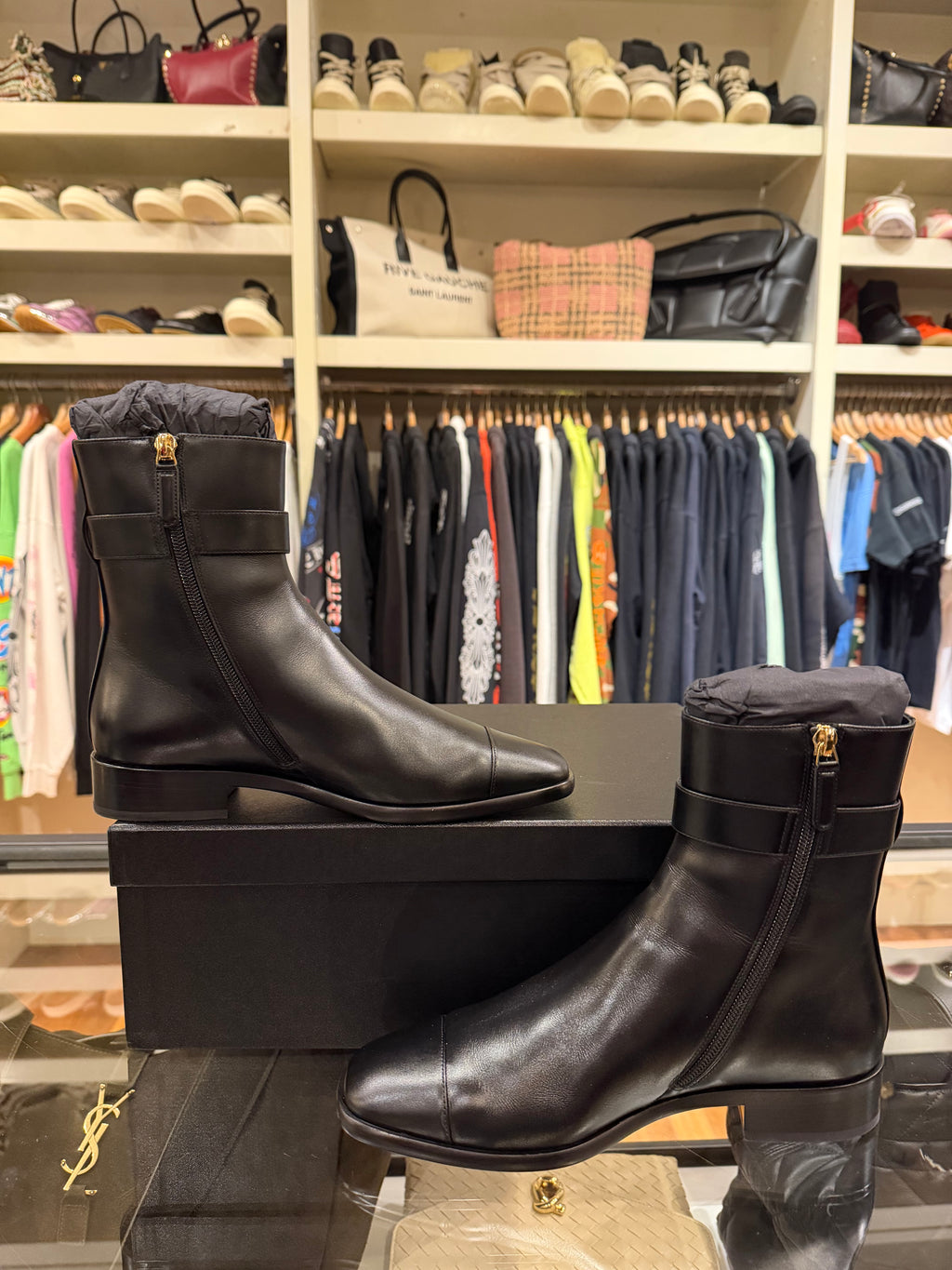 Chanel FW 2026 Short Boots Calfskin Black