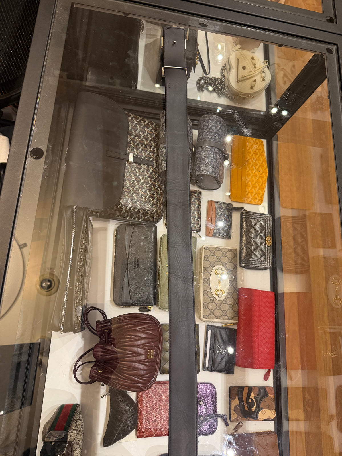 Hermes Buckle & Louis Vuitton Strap Leather Belt