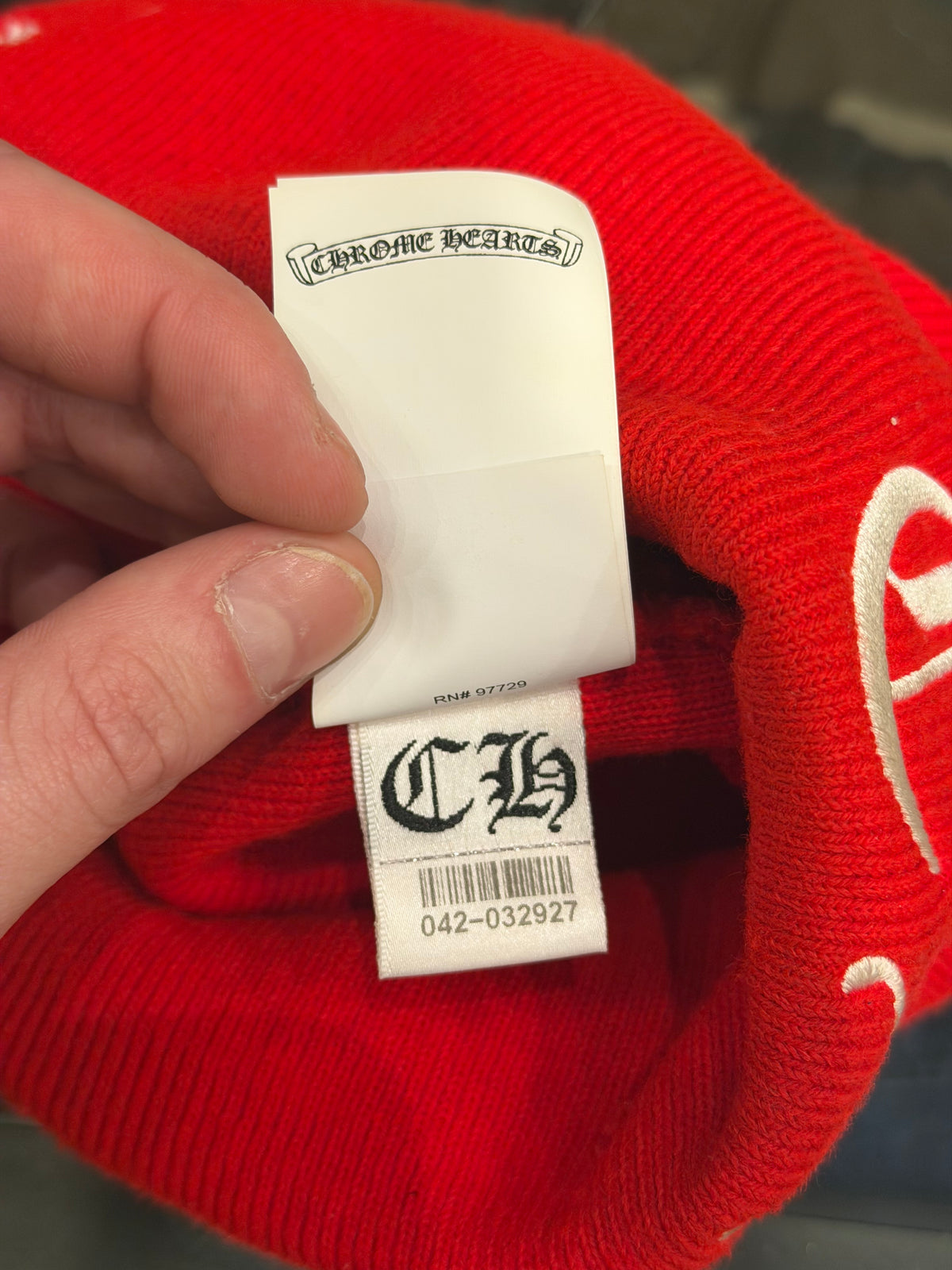 Chrome Hearts CH Beanie - Red