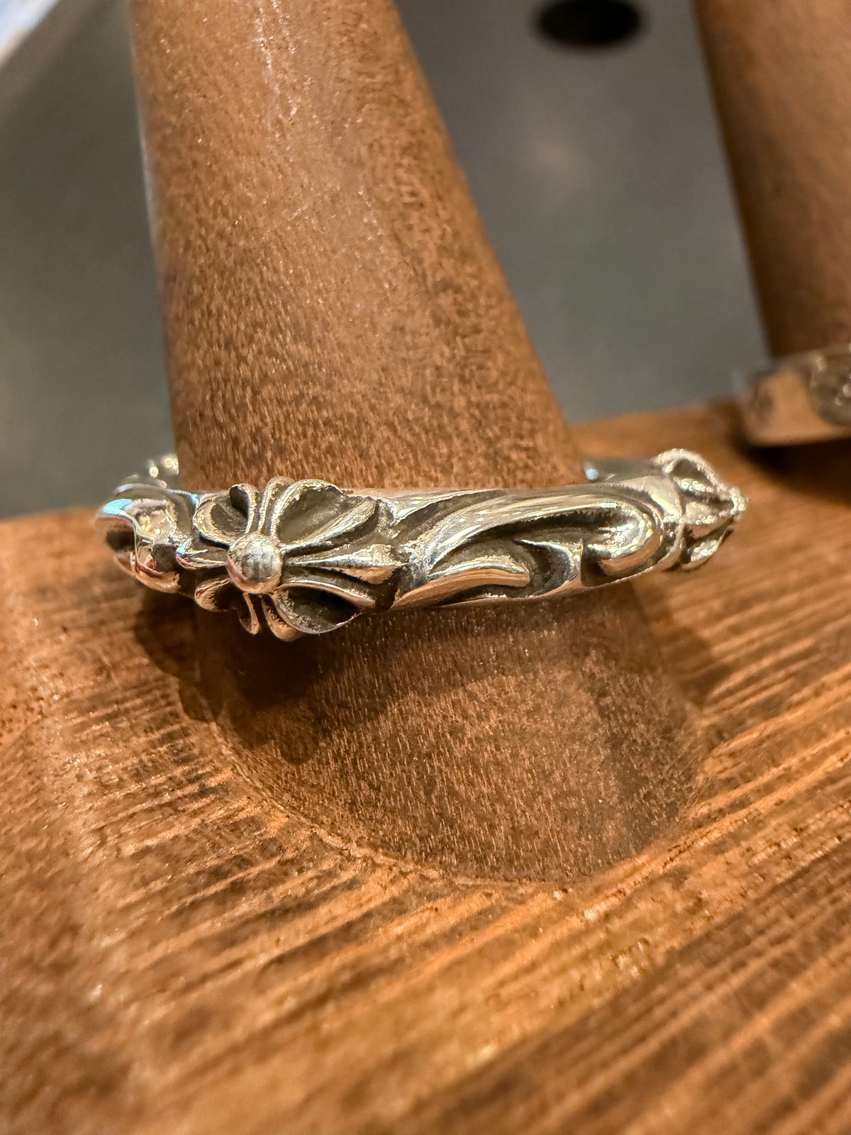 Chrome Hearts SBT Vine Ring Silver - Size 12