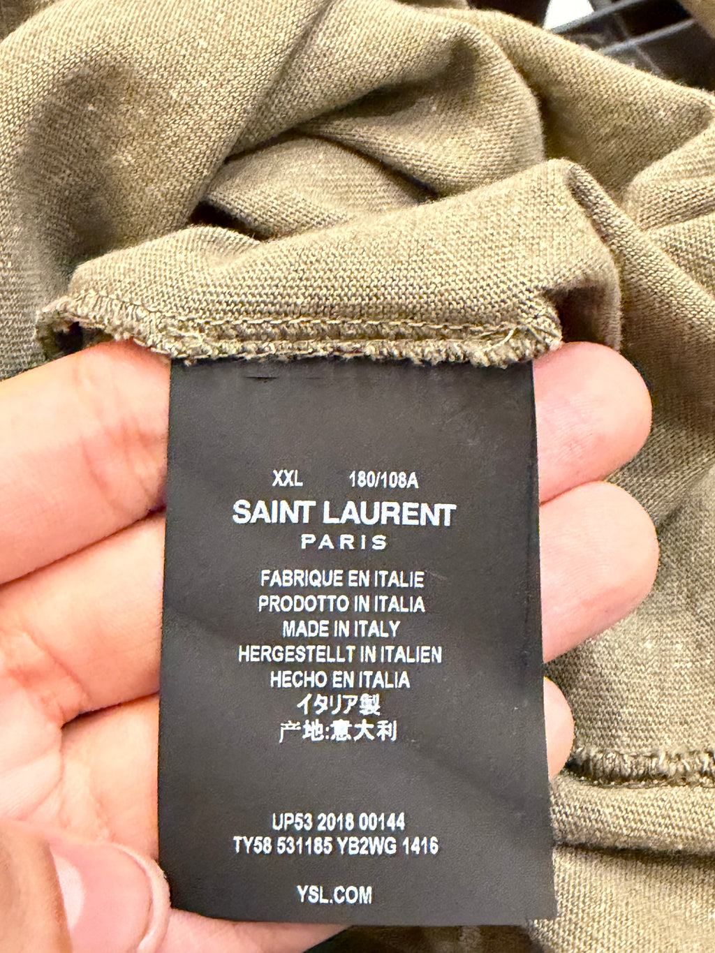 Saint Laurent Rive Gauche
Tee - Slate