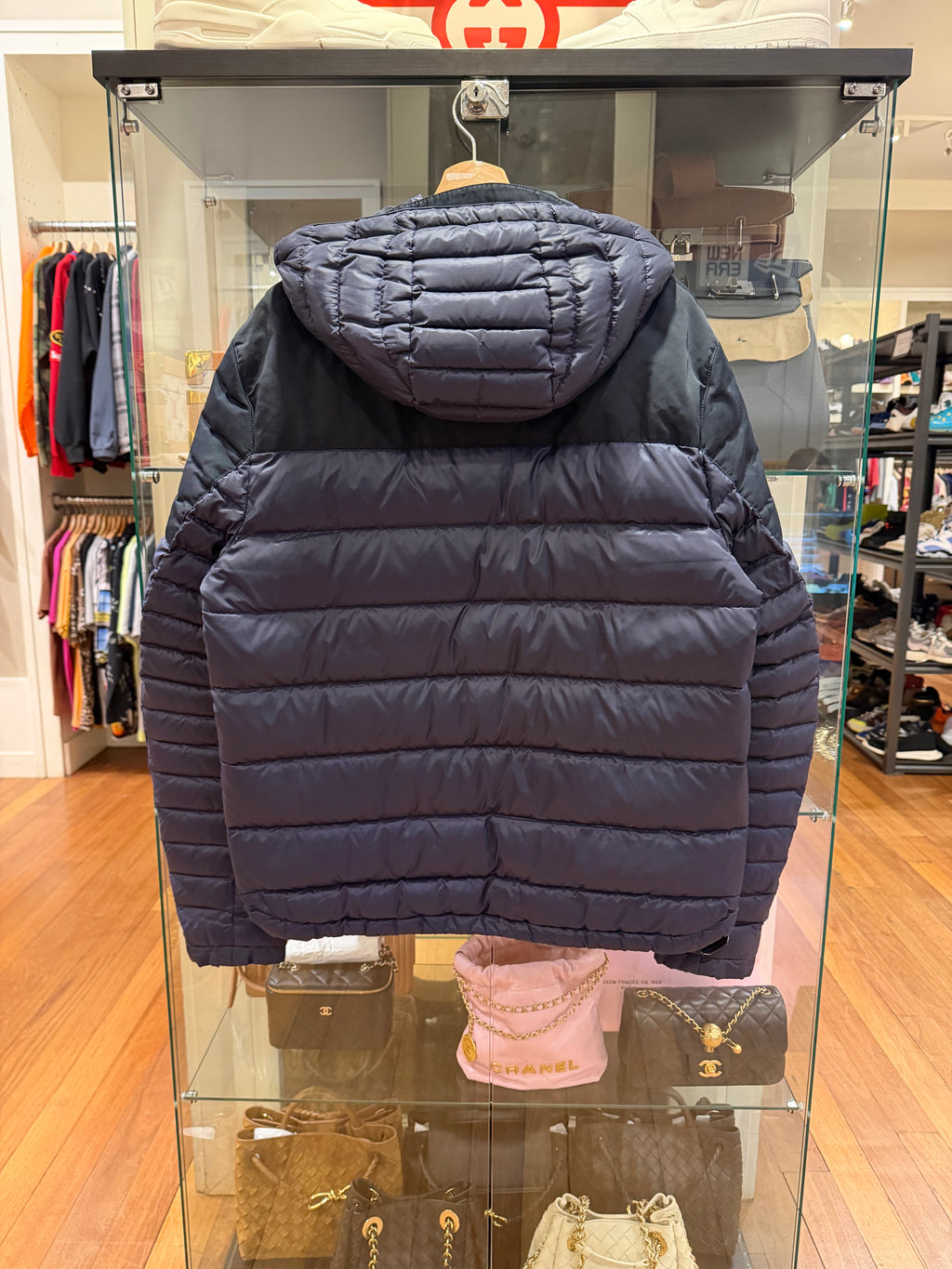 Burberry Puffer Jacket - Navy