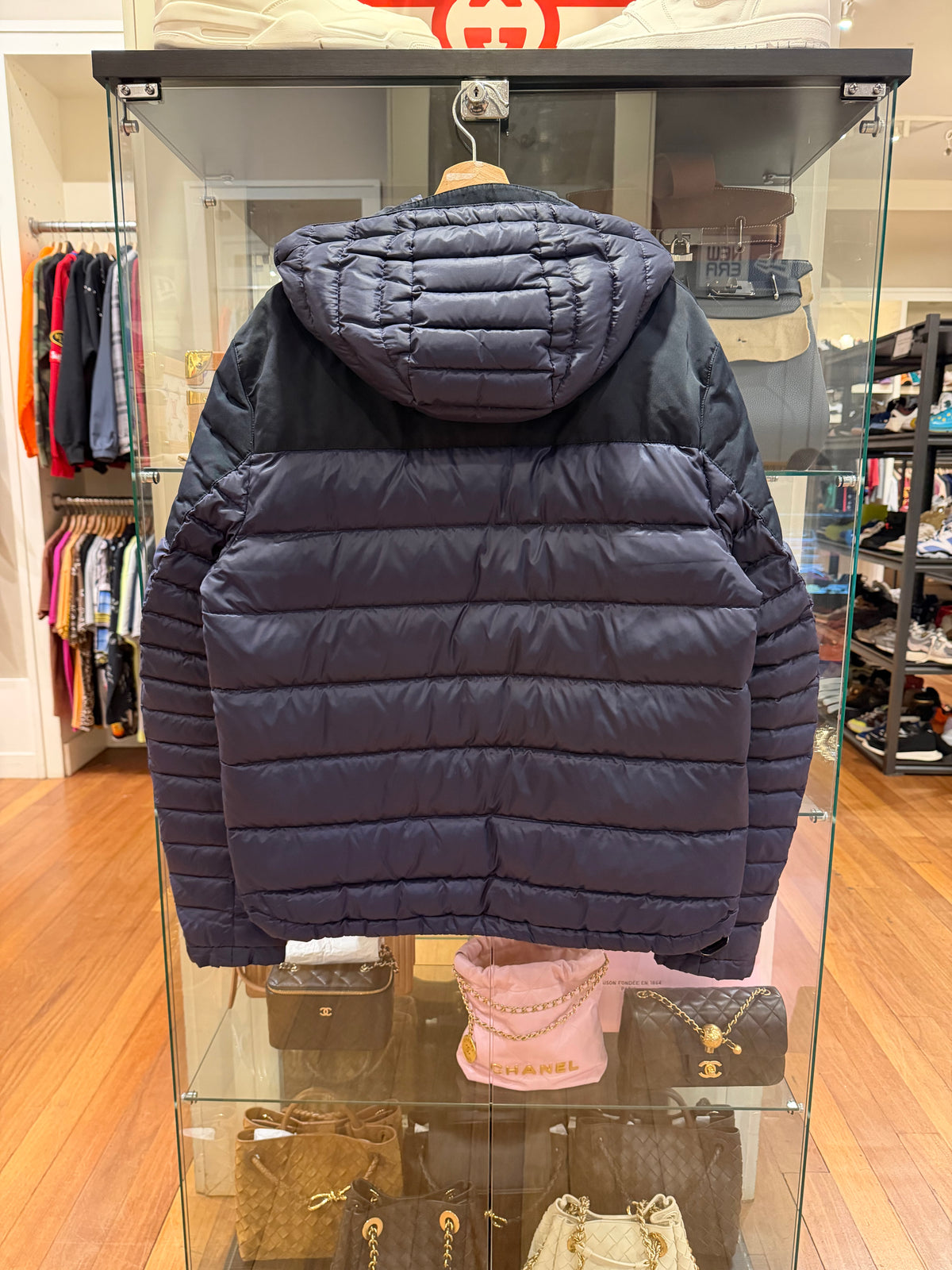 Burberry Puffer Jacket - Navy