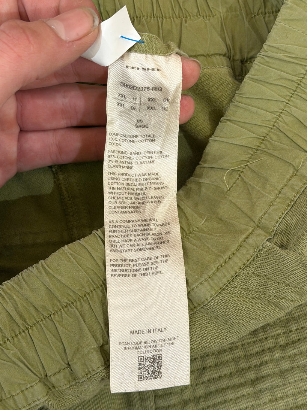 Rick Owens DRKSHDW Creatch Cargo Pants - Green
