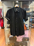 Mastermind Button Up Short
Sleeve - Black