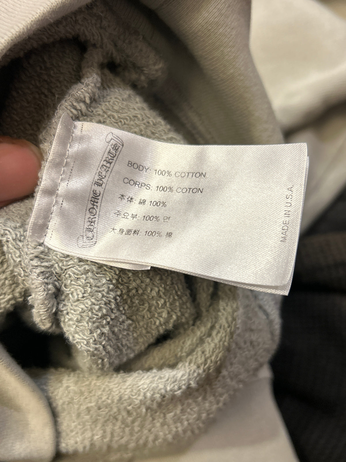 Chrome Hearts x Matty Boy Suggest Crewneck - Grey