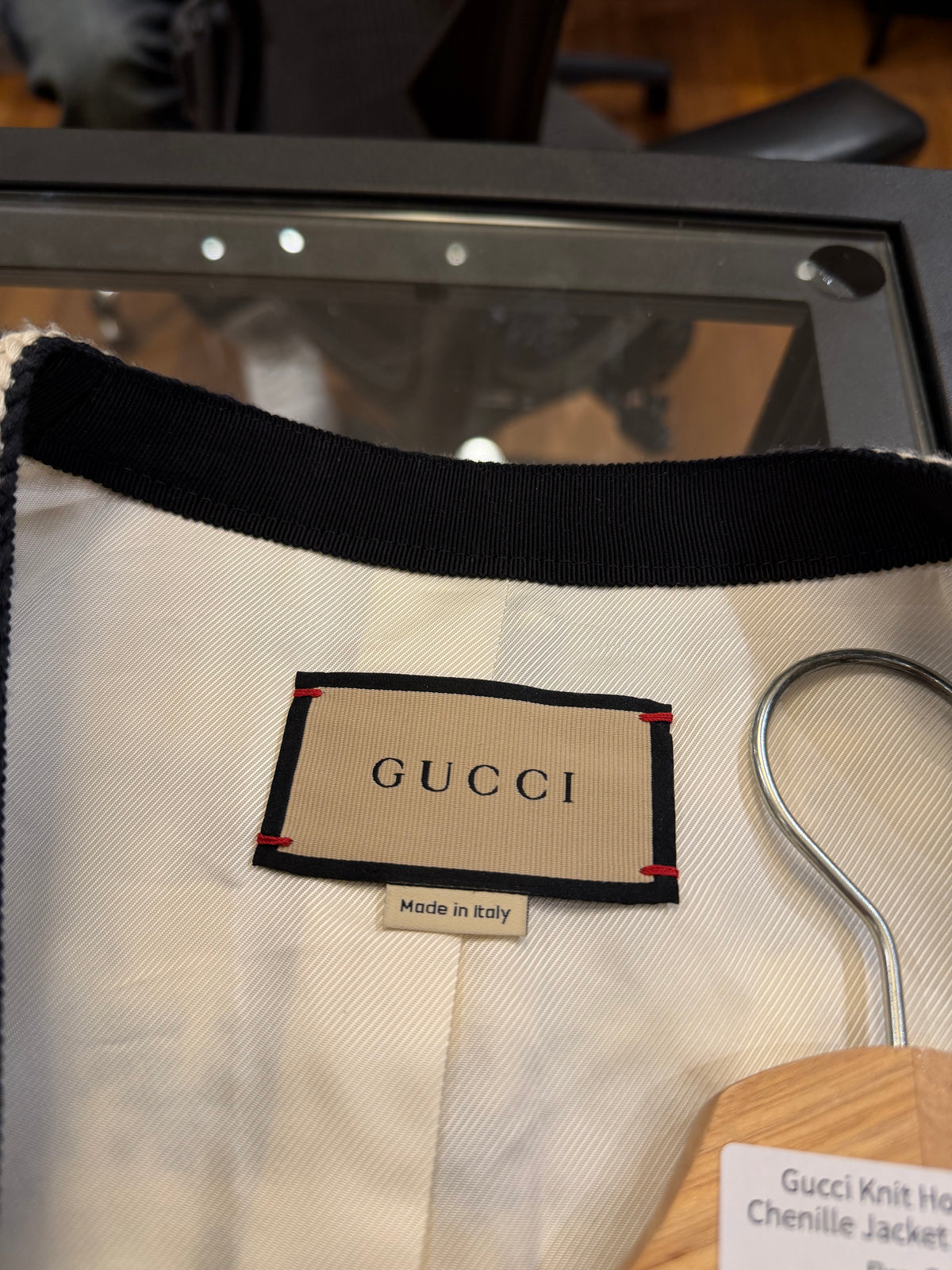 Gucci Knit Houndstooth
Chenille Jacket