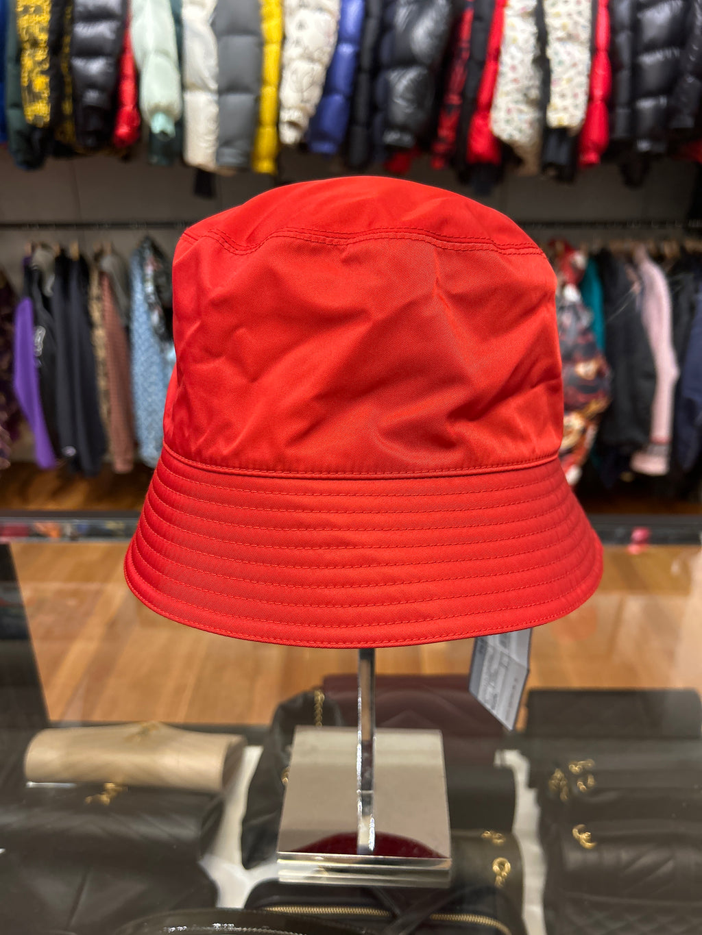 Prada Bucket Hat - Red