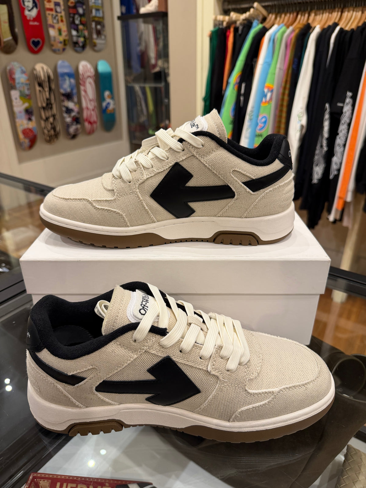 Off-White ‘Out of Office’ Canvas Sneaker