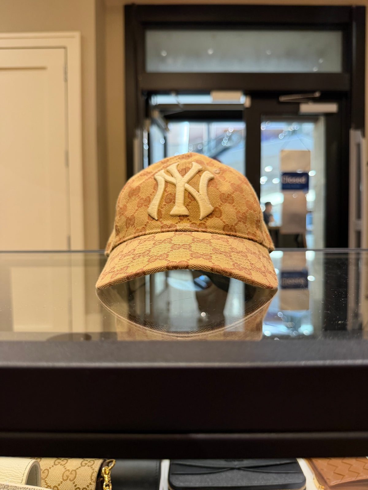 Gucci x MLB New York Yankees GG Monogram Baseball Cap