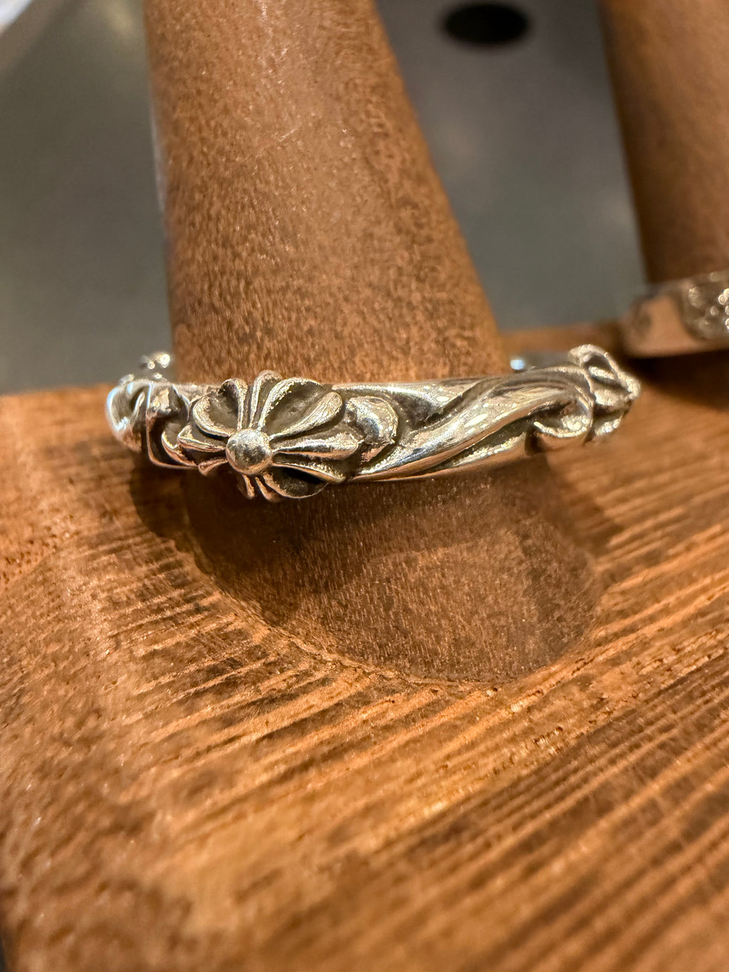 Chrome Hearts SBT Vine Ring Silver - Size 12