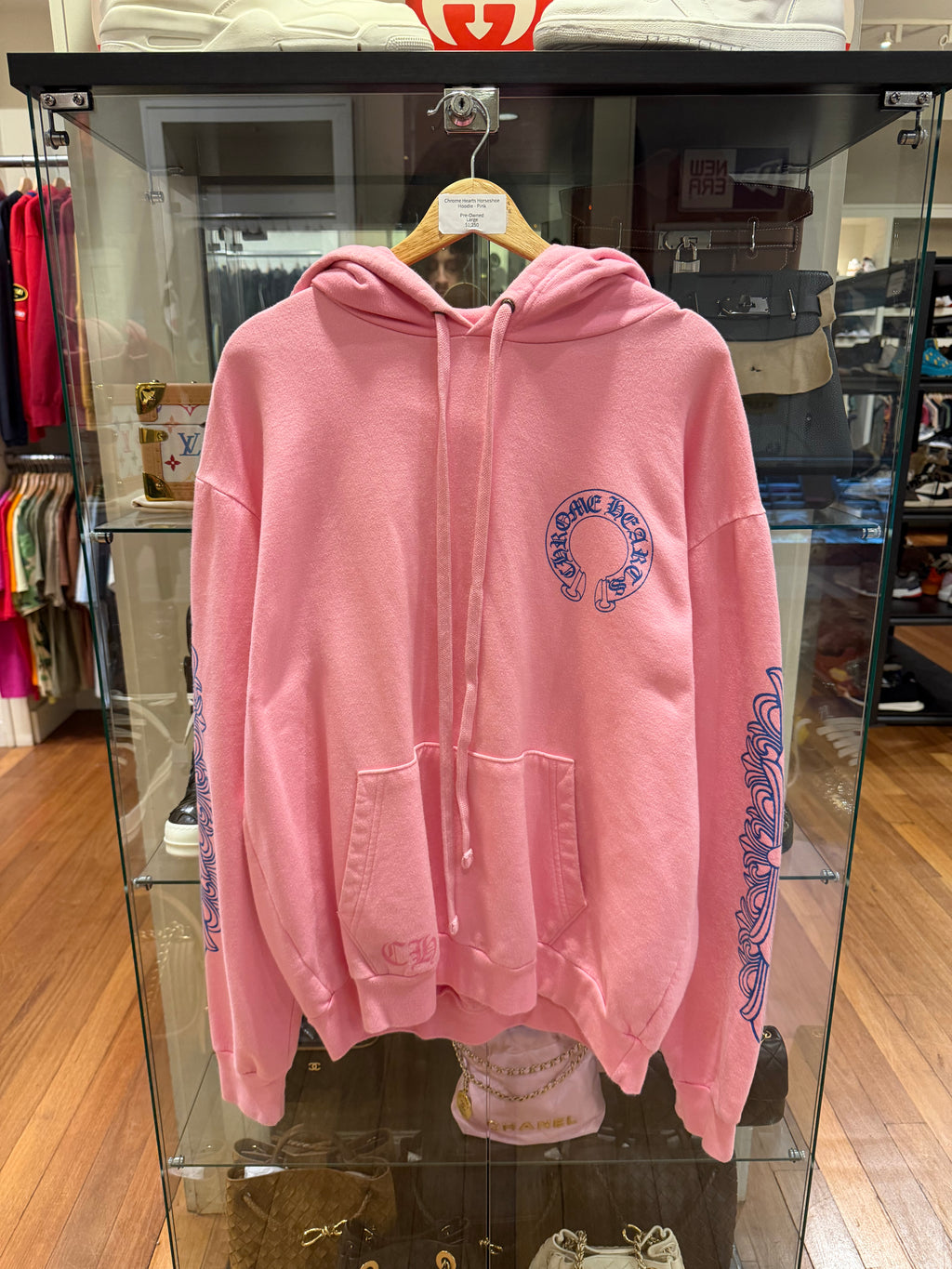 Chrome Hearts Horseshoe Hoodie - Pink