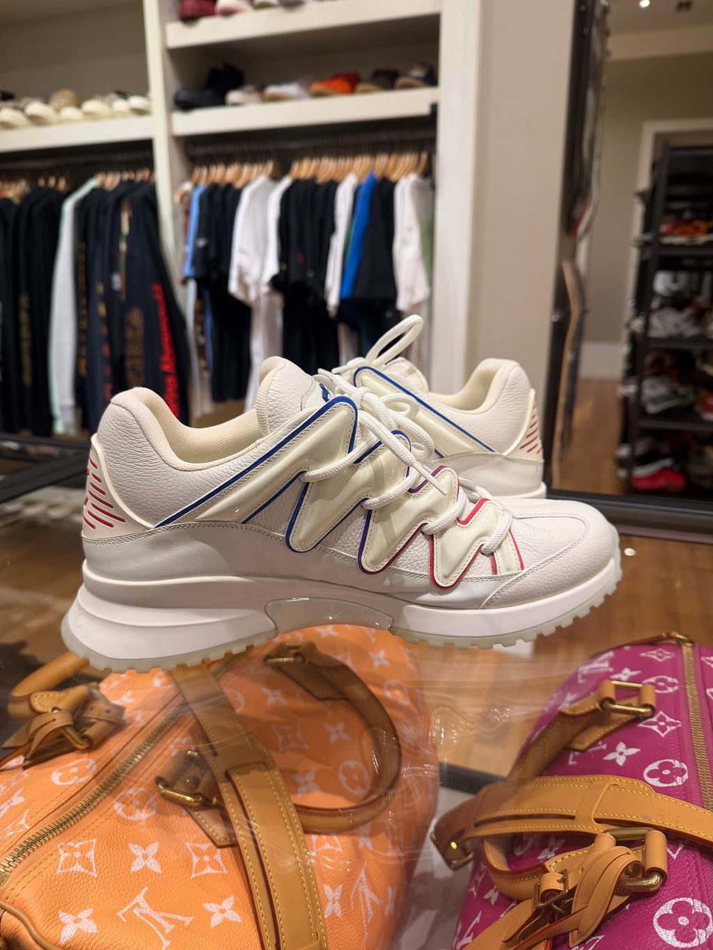 Louis Vuitton Zig Zag Sneaker - White/Red/Blue