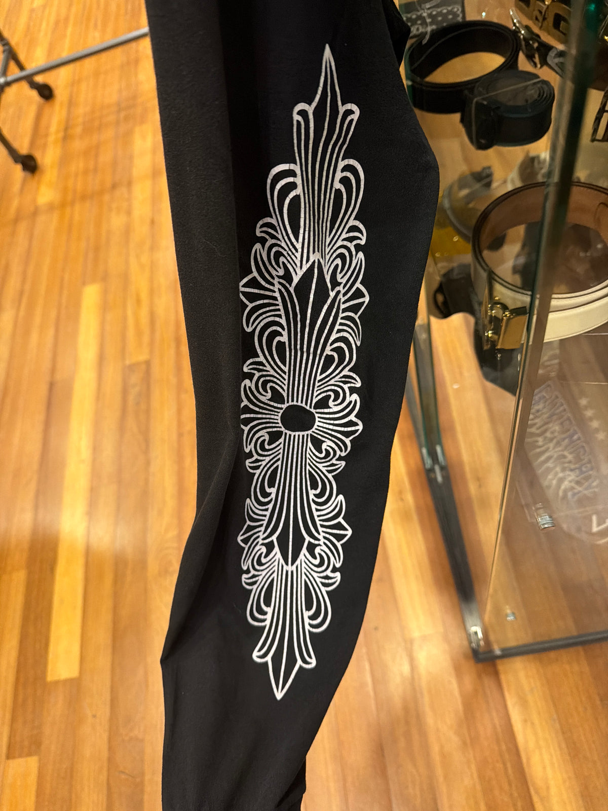 Chrome Hearts ‘New York’ Horseshoe Floral LS