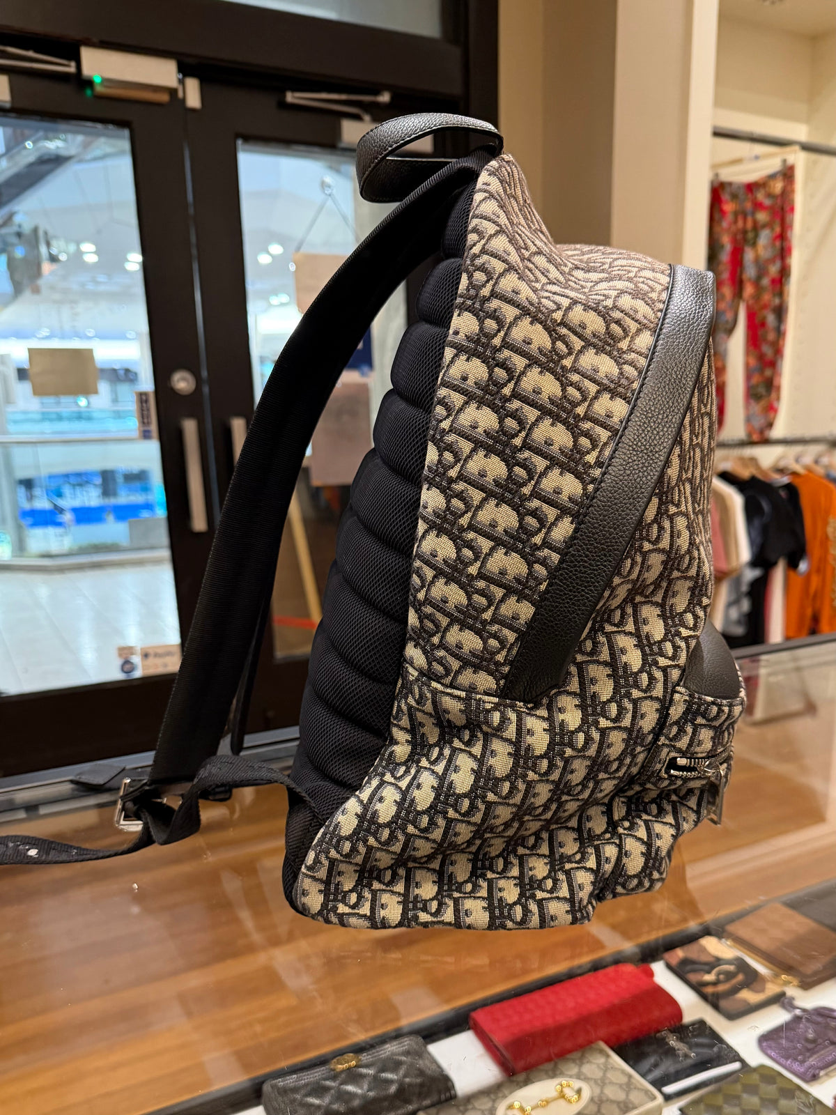 Christian Dior Oblique Canvas Rider Backpack