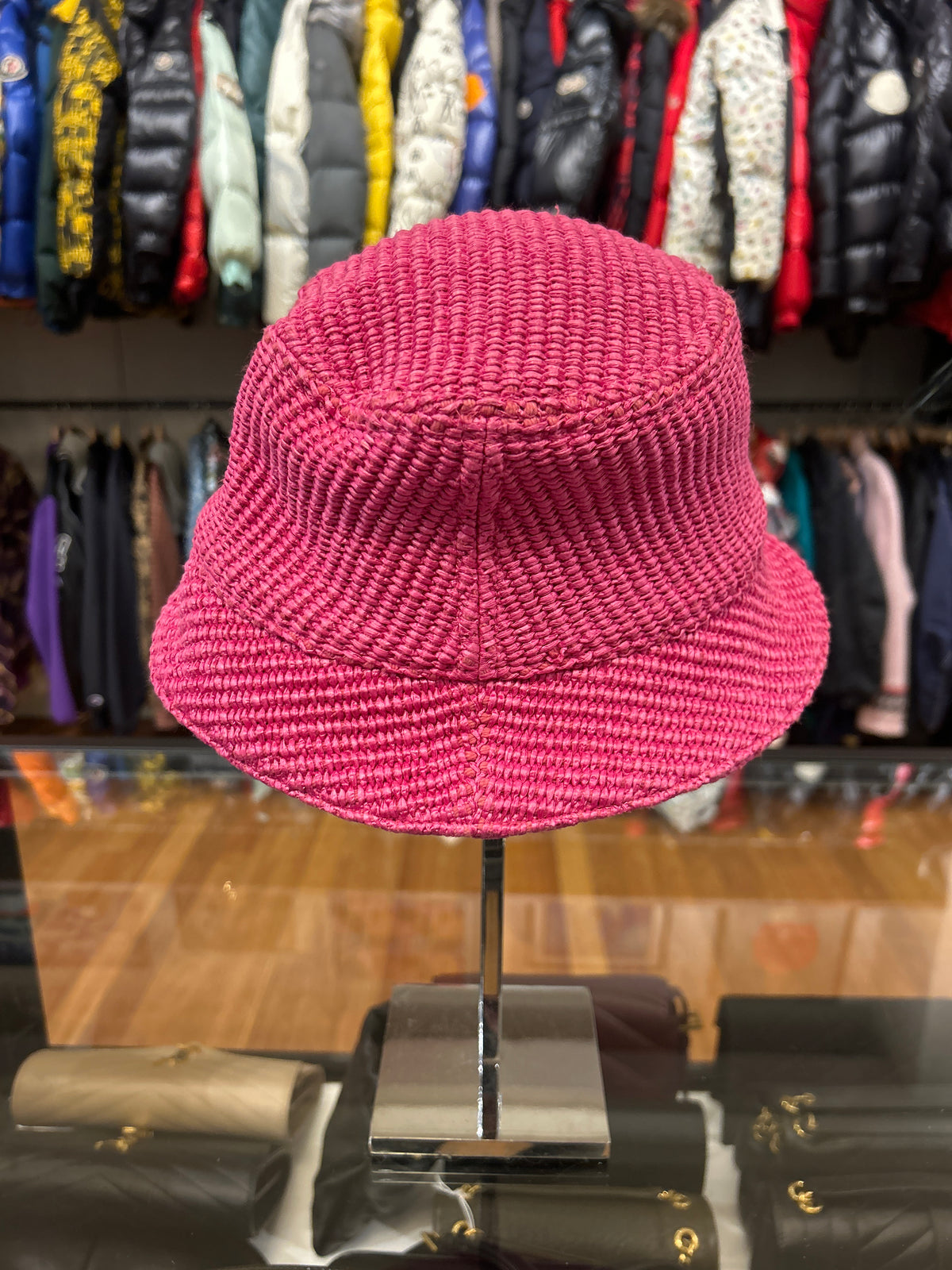 Marni 'No Vacancy' Bucket Hat - Pink