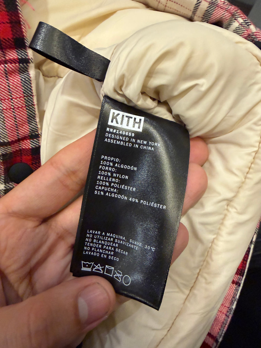 Kith Sterling Quilted Puffer
Pyre - Plaid Red