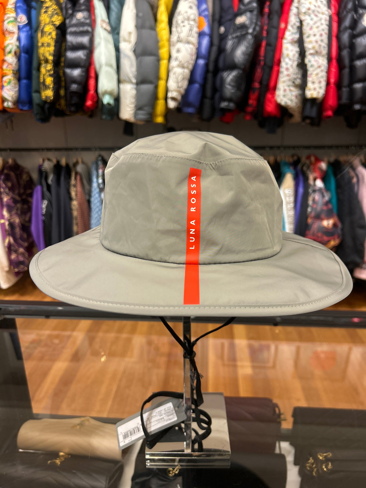 Prada x Luna Rossa Bucket Hat - Light Grey