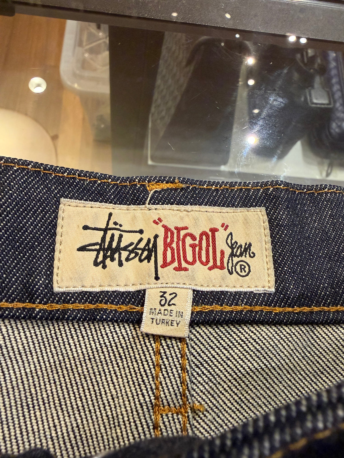 Stussy Big Ol' Denim Jeans-
Indigo