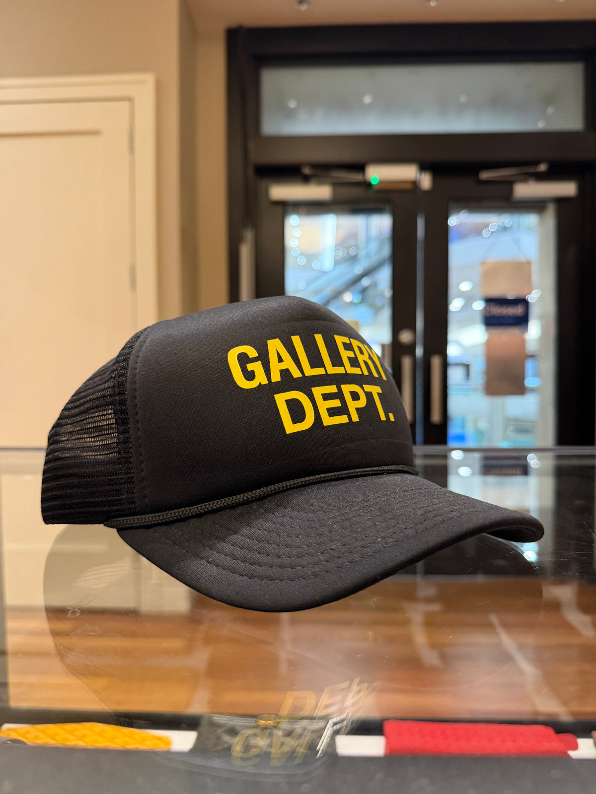 Gallery Dept. Trucker Hat - Black/Yellow