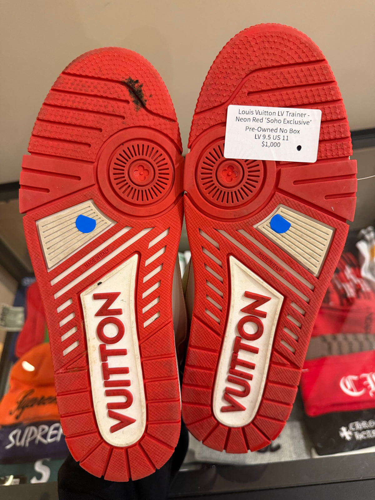 Louis Vuitton LV Trainer - Neon Red 'Soho Exclusive'