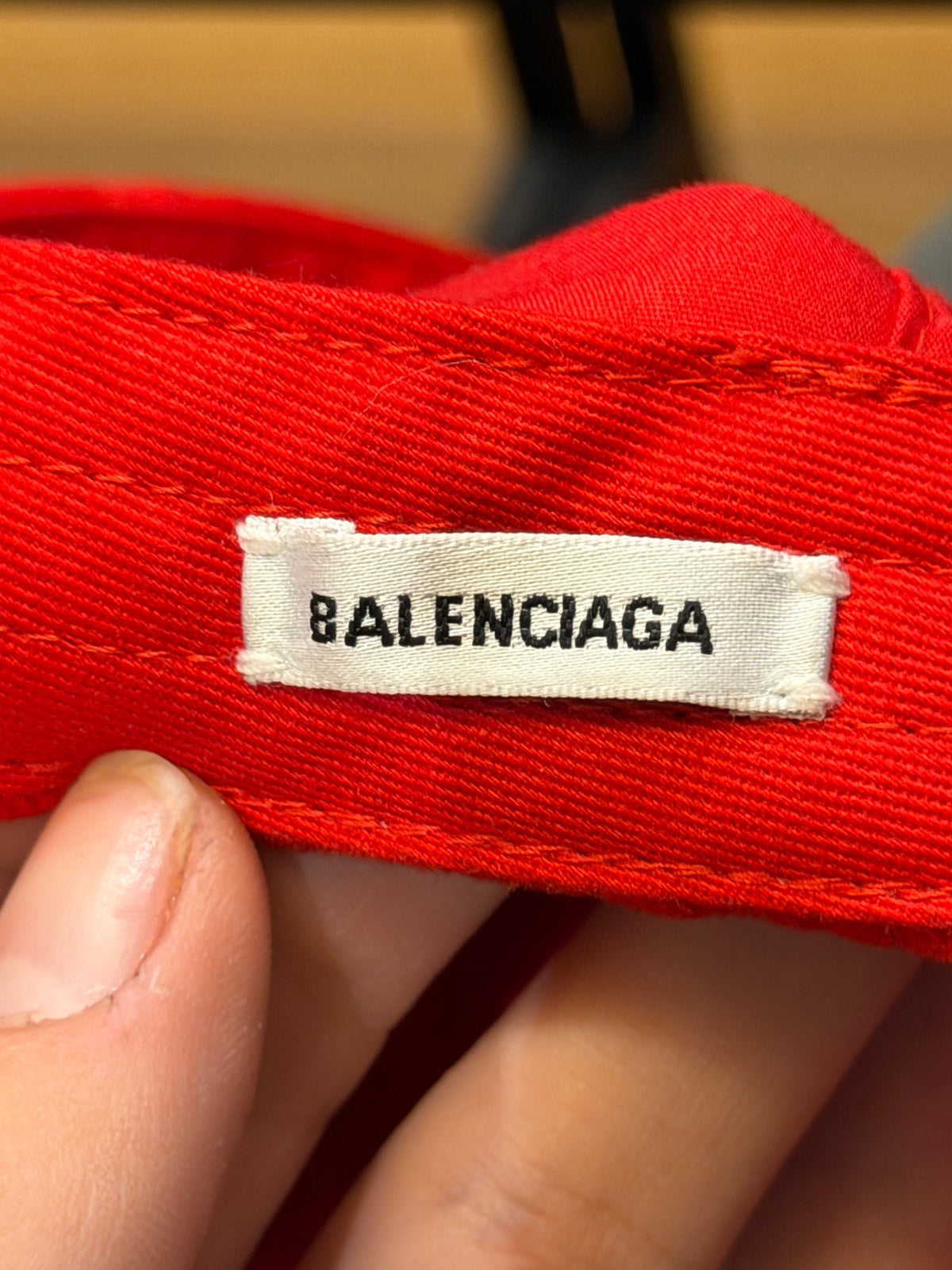 Balenciaga Embroidered ‘Femme’ Baseball Cap - Red
