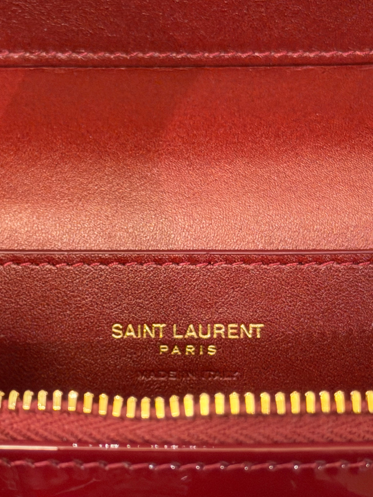Saint Laurent Gaby Vanity Bag - Red