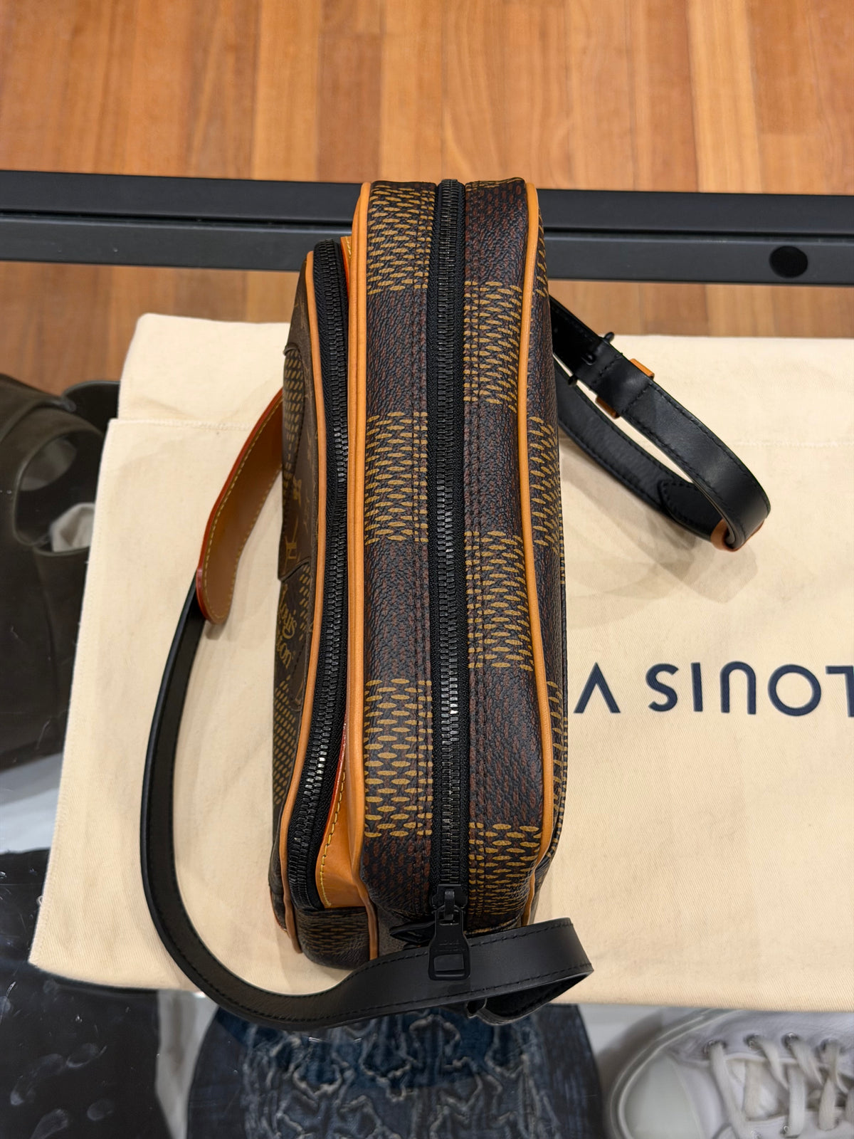 Louis Vuitton x NIGO Giant Damier Ebene Monogram Nil Messenger Bag
