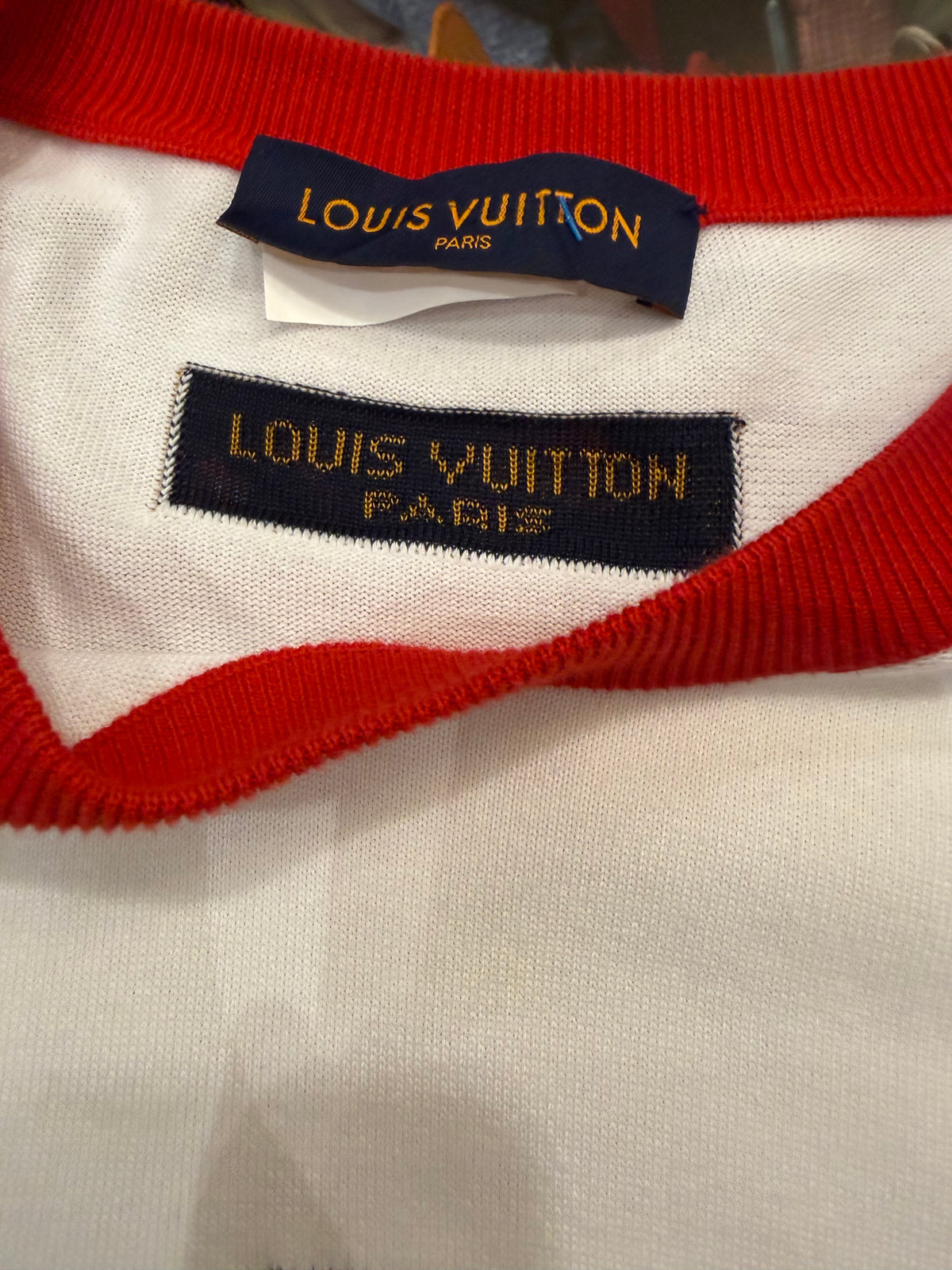 Louis Vuitton Intarsia Graphic
Ringer Tee