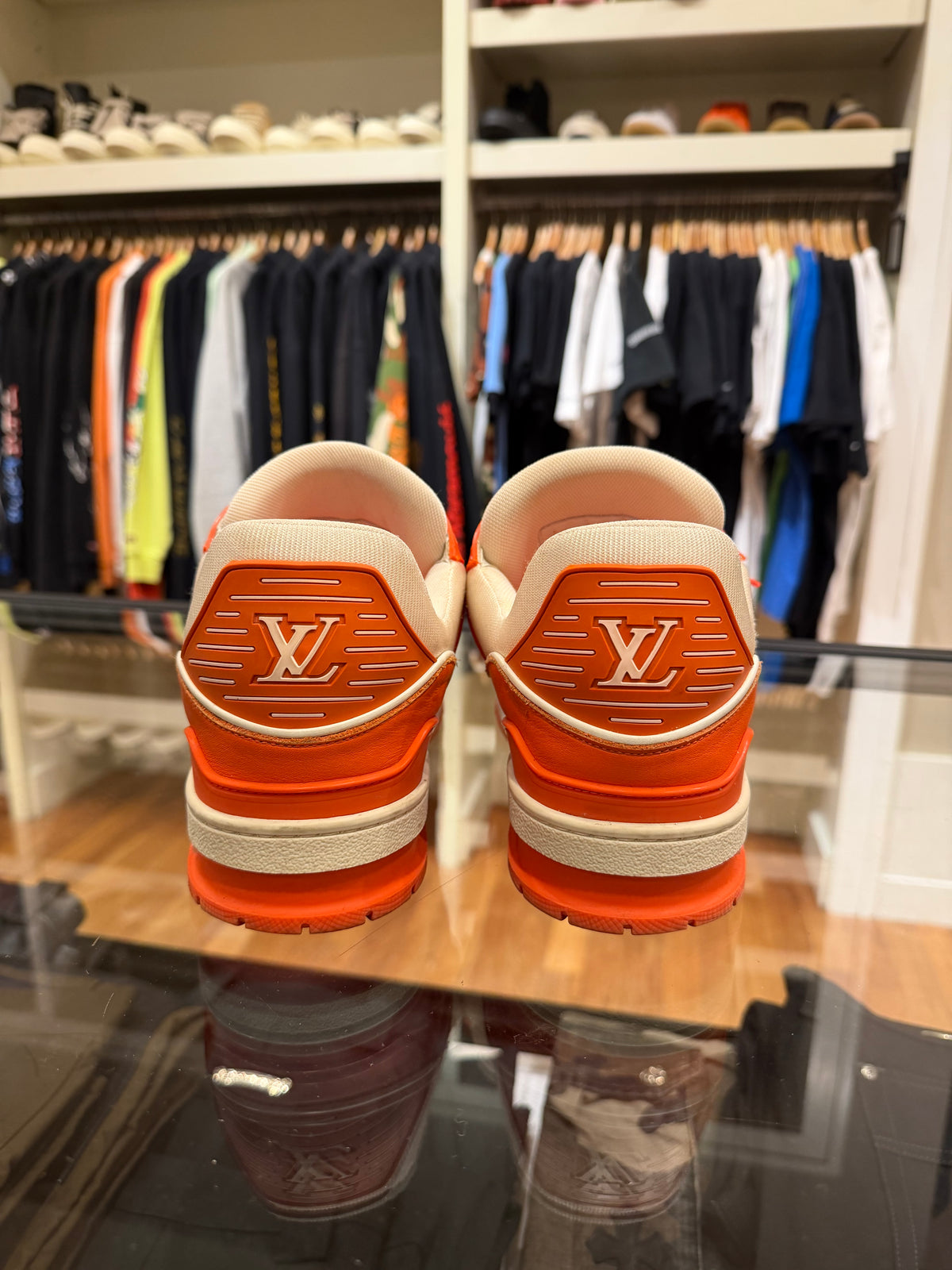 Louis Vuitton Trainer - White / Orange