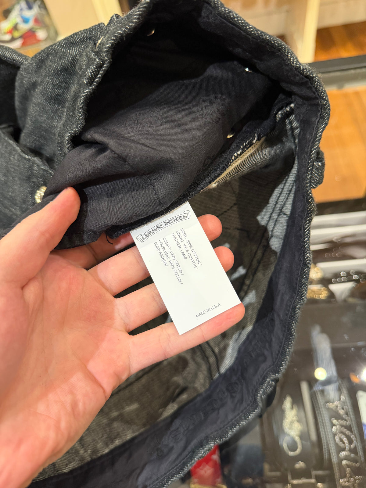 Chrome Hearts ‘Second Chances’ Star Patch Denim Jeans