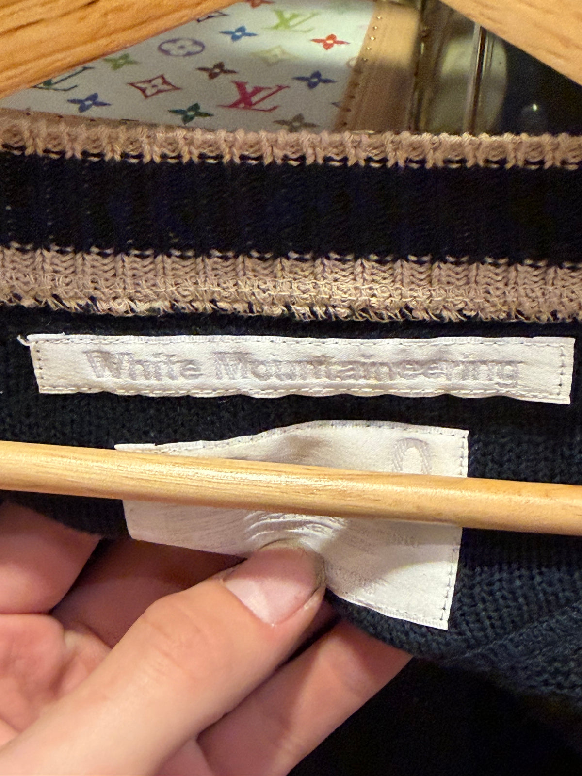 White Mountaineering Knit Cardigan Sweater