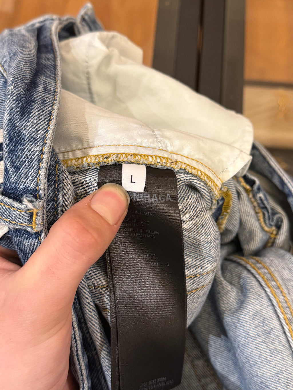 Balenciaga x Adidas Baggy Denim Jeans