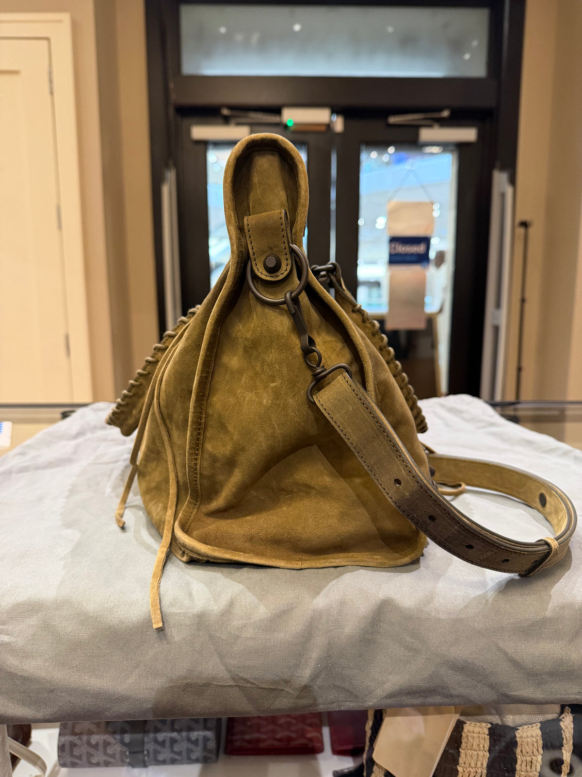 Balenciaga Large Le City Bag - Khaki Green