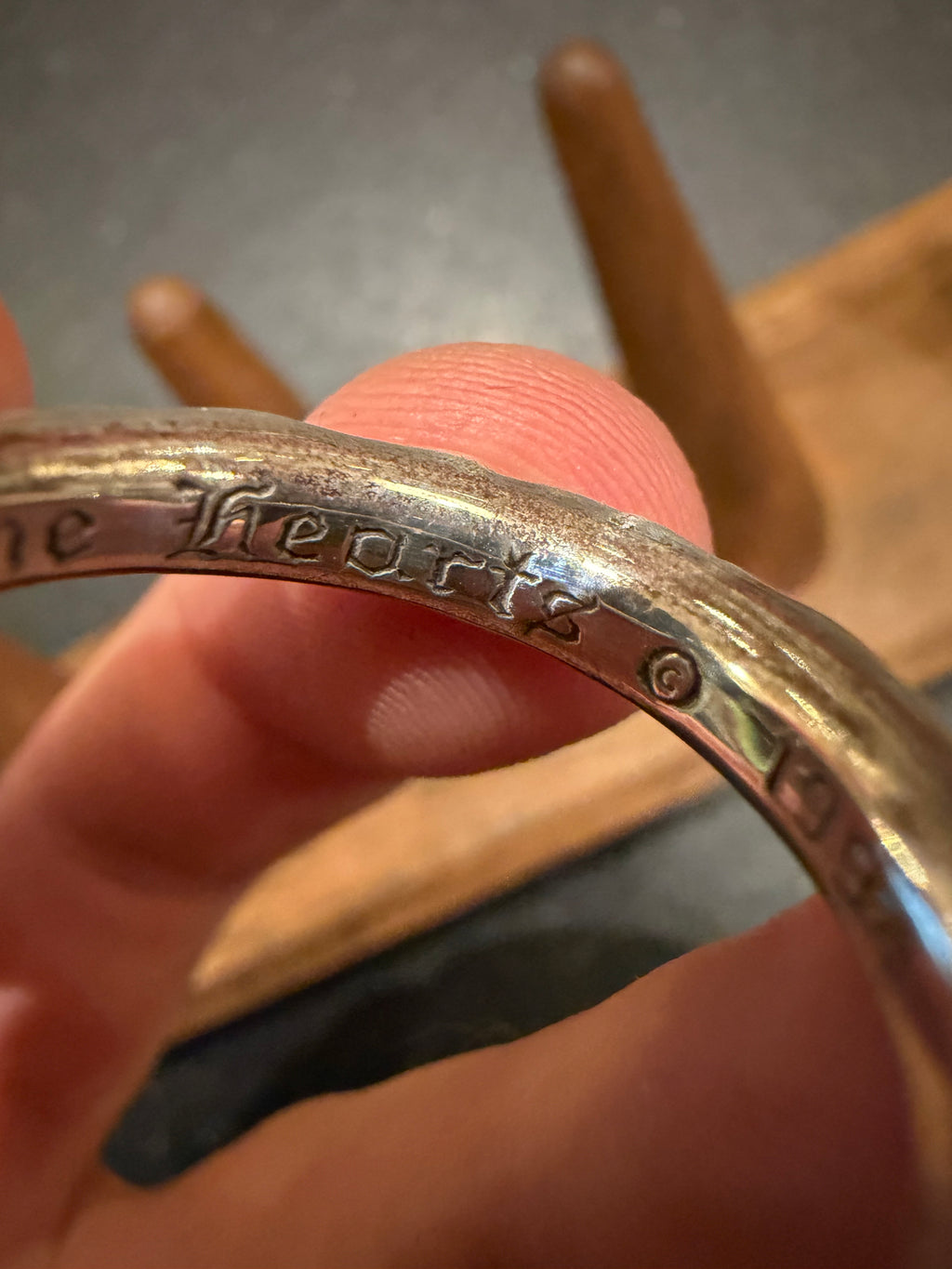 Chrome Hearts Scroll Band Ring Silver - Size 10