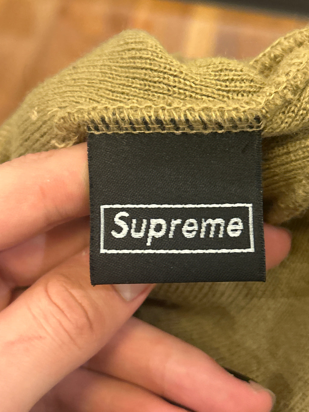 Supreme x New Era Box Logo Beanie