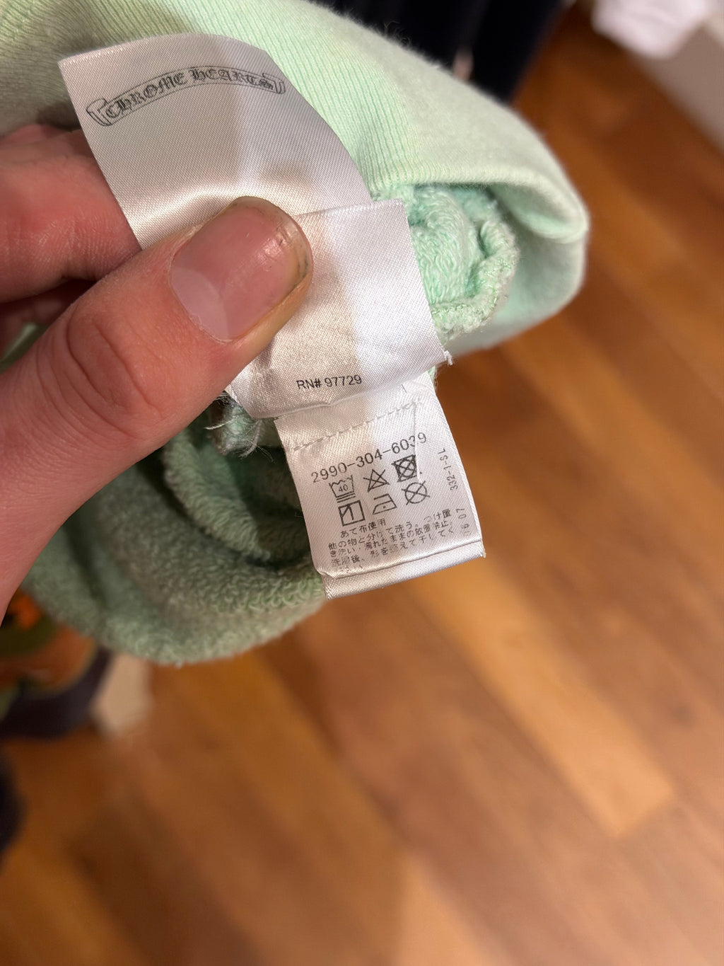 Chrome Hearts x Matty Boy ‘Lust’ Hoodie - Mint