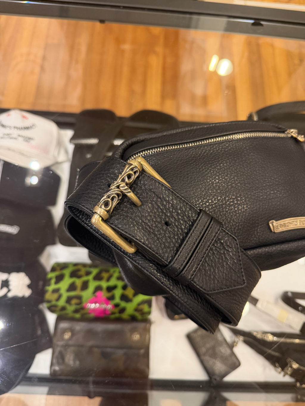 Chrome Hearts Roller Belt Bag - Black