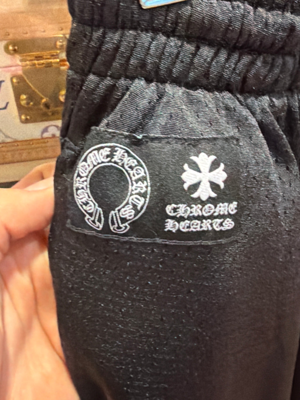 Chrome Hearts ‘CH’ Mesh Shorts - Black