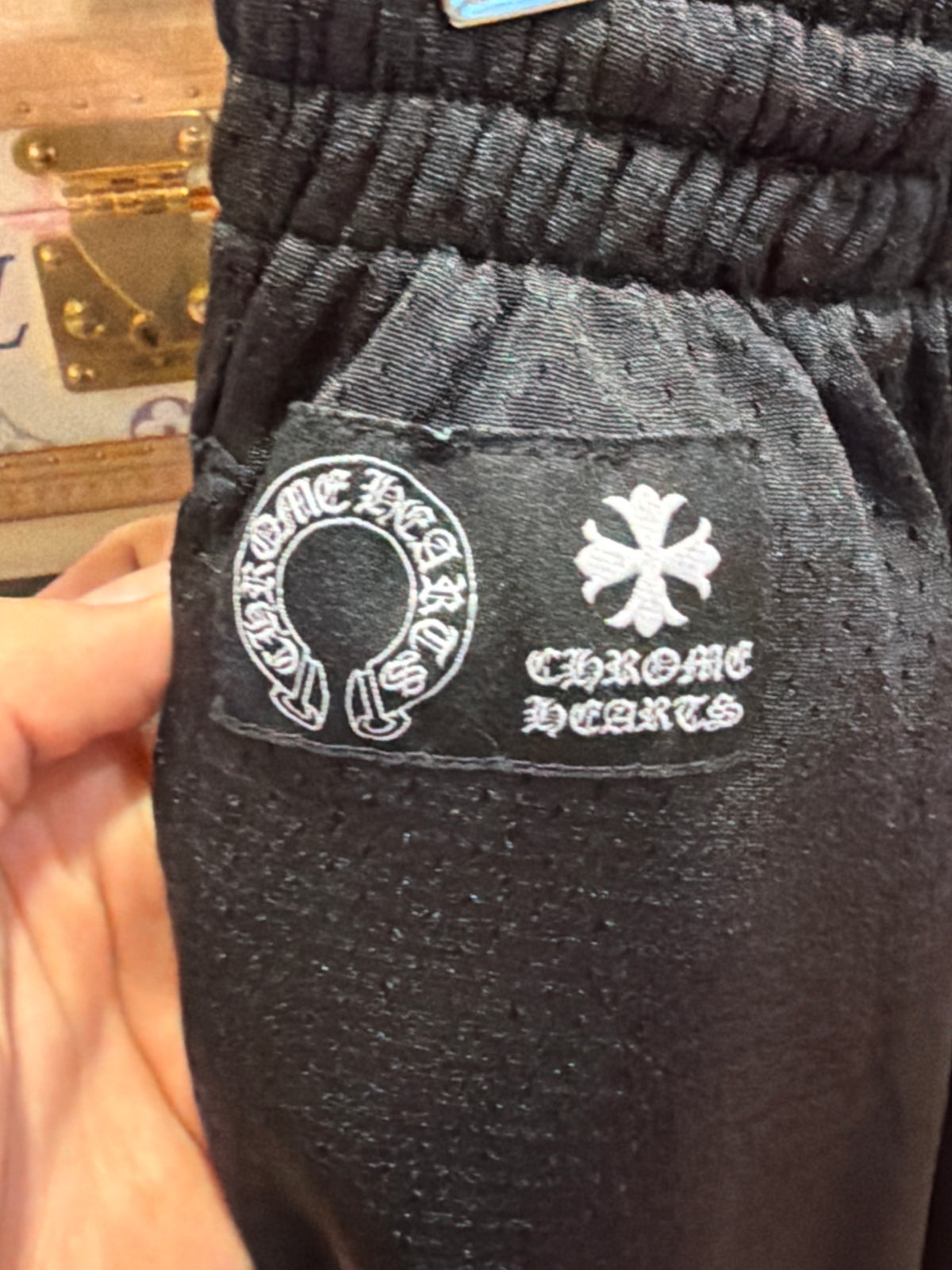 Chrome Hearts ‘CH’ Mesh Shorts - Black