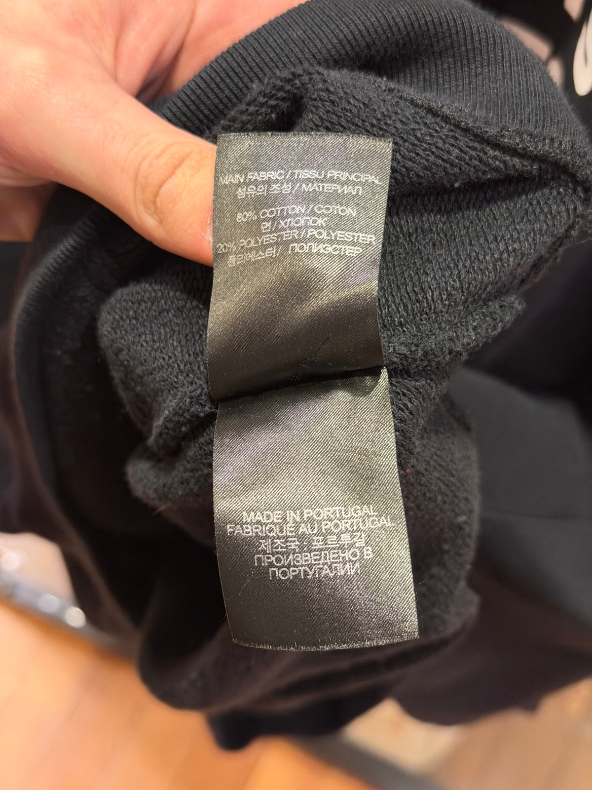 Vetements Pyramid Logo Hoodie - Black
