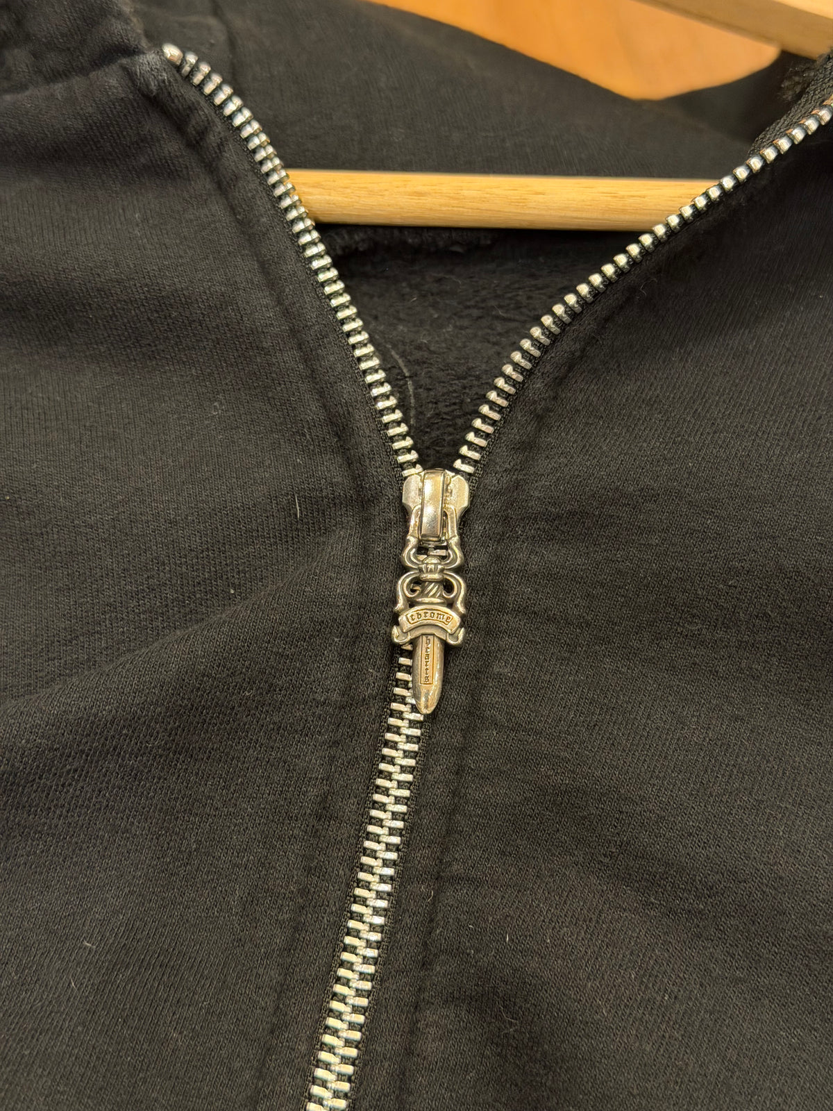 Chrome Hearts Miami Exlc. Horseshoe Zip Up Hoodie - Black