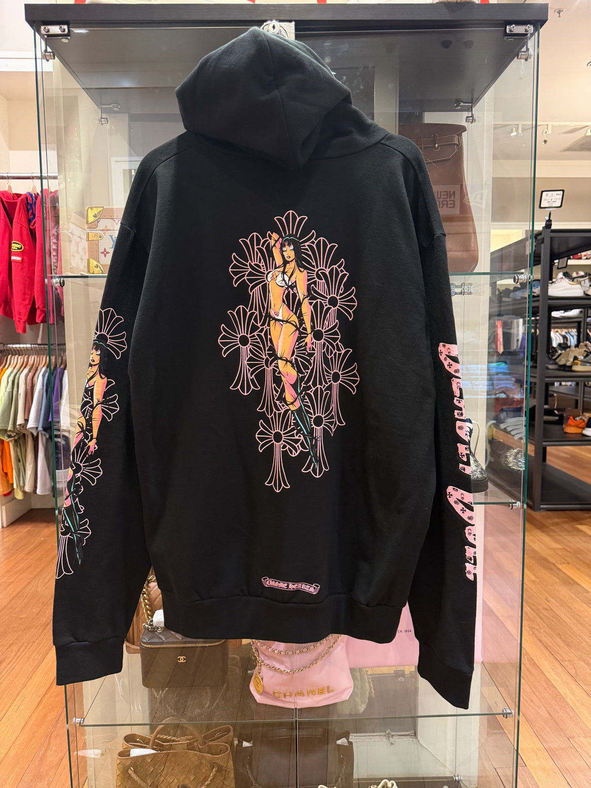 Chrome Hearts Deadly Doll Zip Up Hoodie - Black