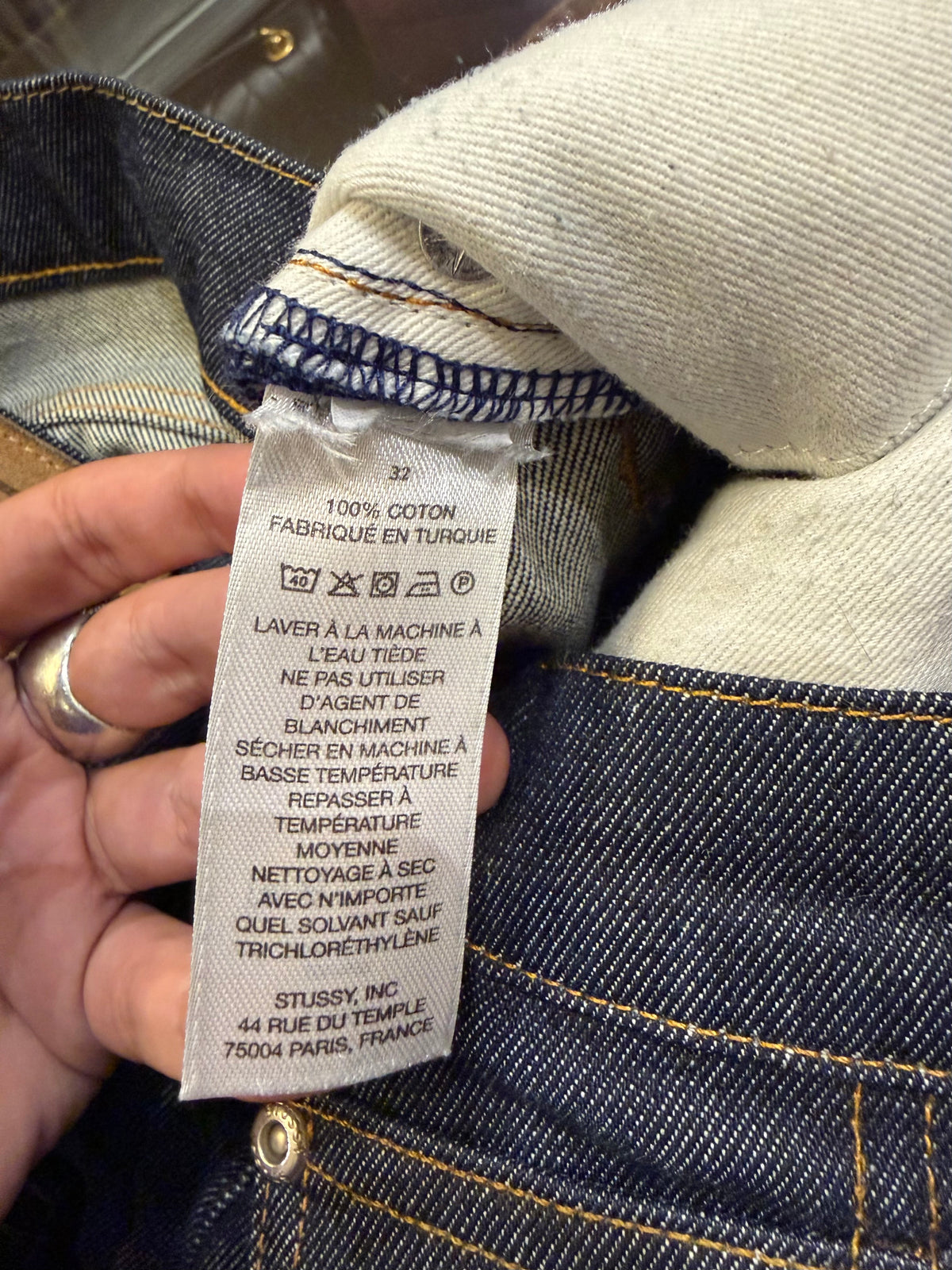 Stussy Big Ol' Denim Jeans-
Indigo