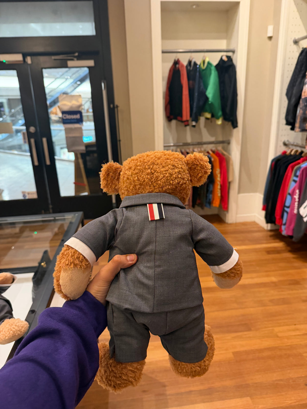 Thom Browne Suited Teddy Bear - Dark Fur